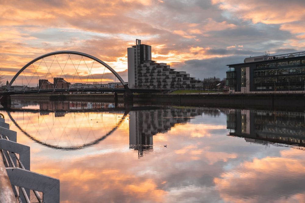 Glasgow i most Clyde Arc