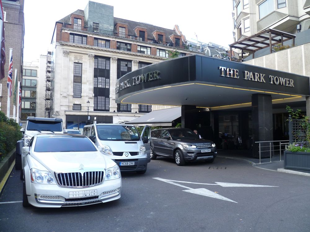 Hotel entrance of The Park Tower Knightsbridge