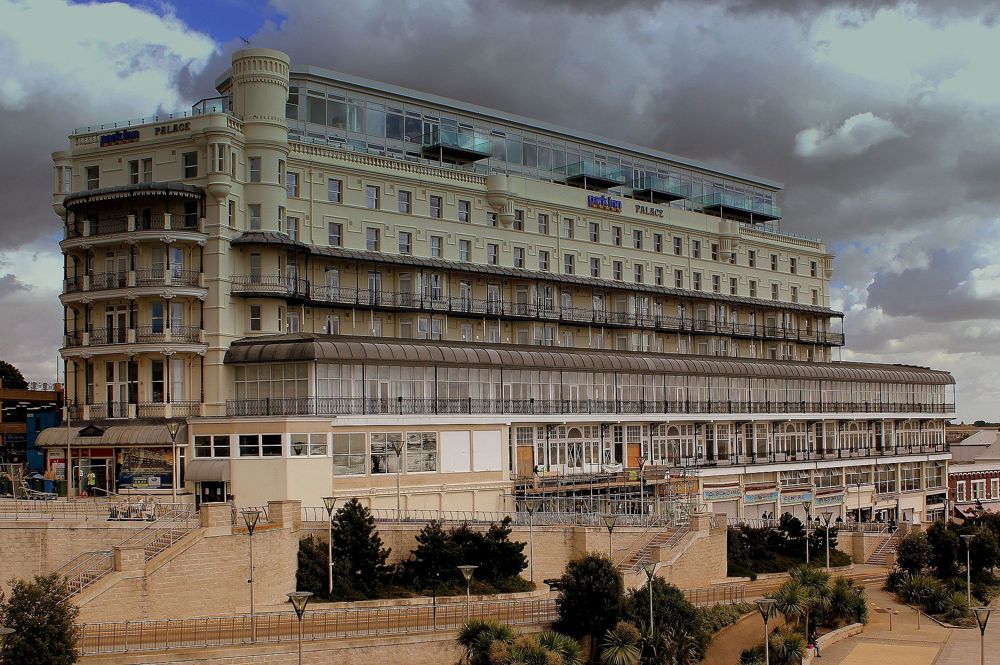 The Palace hotel above the seafront, Southend-on-Sea